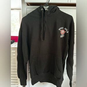 Women’s Black Graphic Hoodie with Skull Graphic